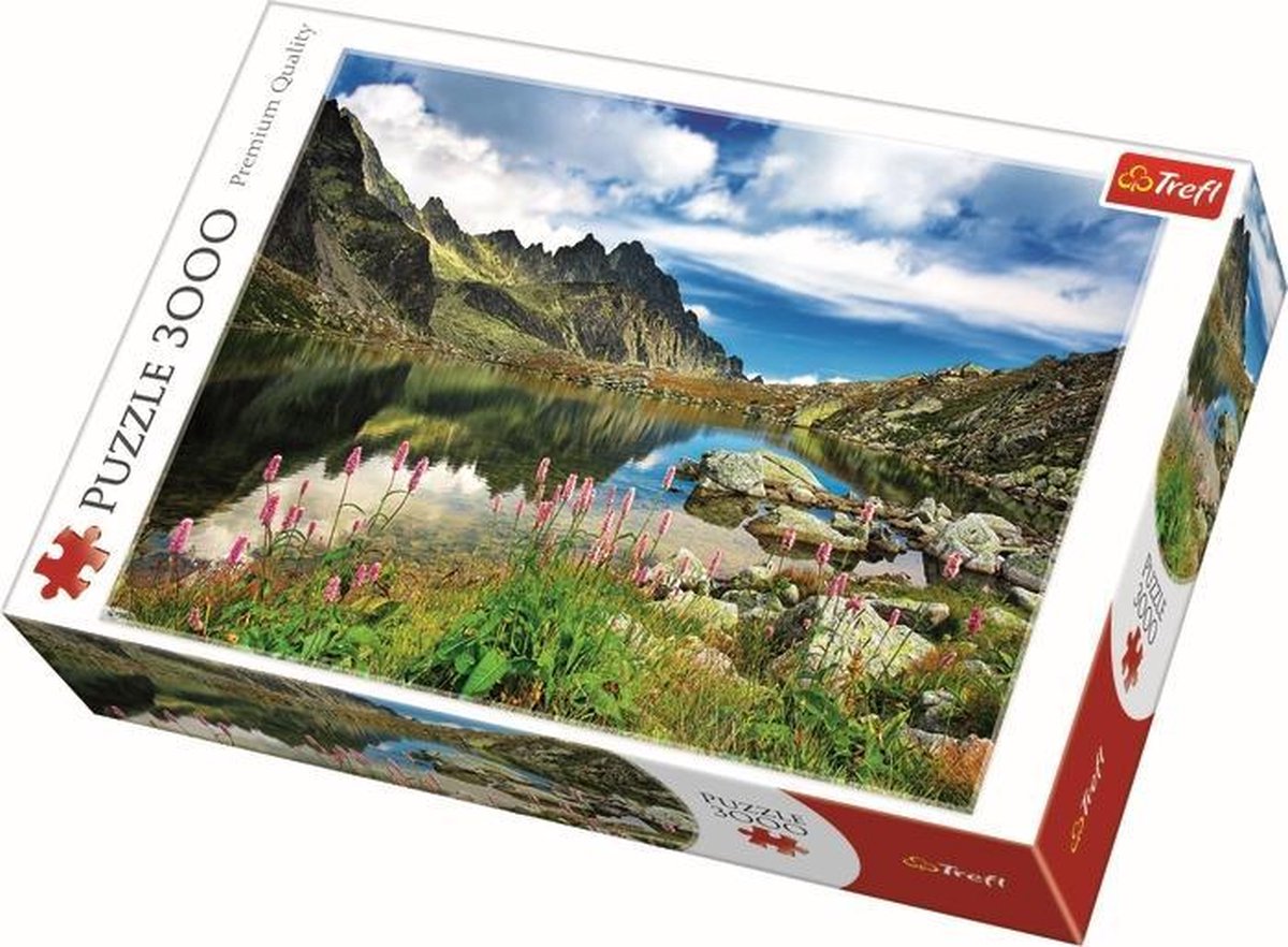 Trefl-Puzzle 3000 Teile – Starolesnianski-Teich, Tatra, Slowakei, Landschaft.
