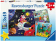Ravensburger Puzzle Tierforscher 3x49 Teile