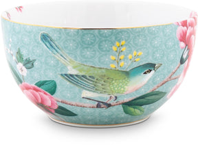 Pip studio bowl blushing birds blue 12cm