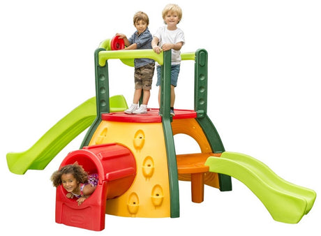 Little Tikes Super Evergreen Doppeldeckerrutsche – Spielgeräte