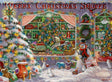 Ravensburger Puzzle Merry Christmas Shoppe – 500 Teile Weihnachtspuzzle.