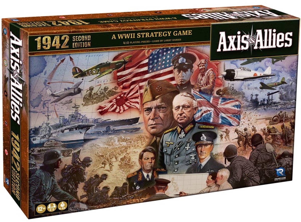Renegade game studios axis allies: 1942 second edition bordspel - engelstalig