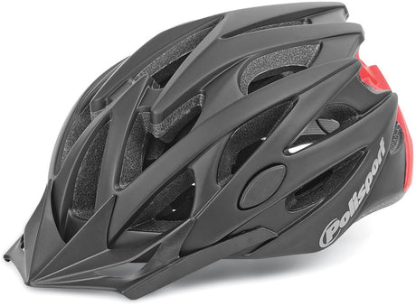 Polisport twig fietshelm l 58-61cm zwart mat rood
