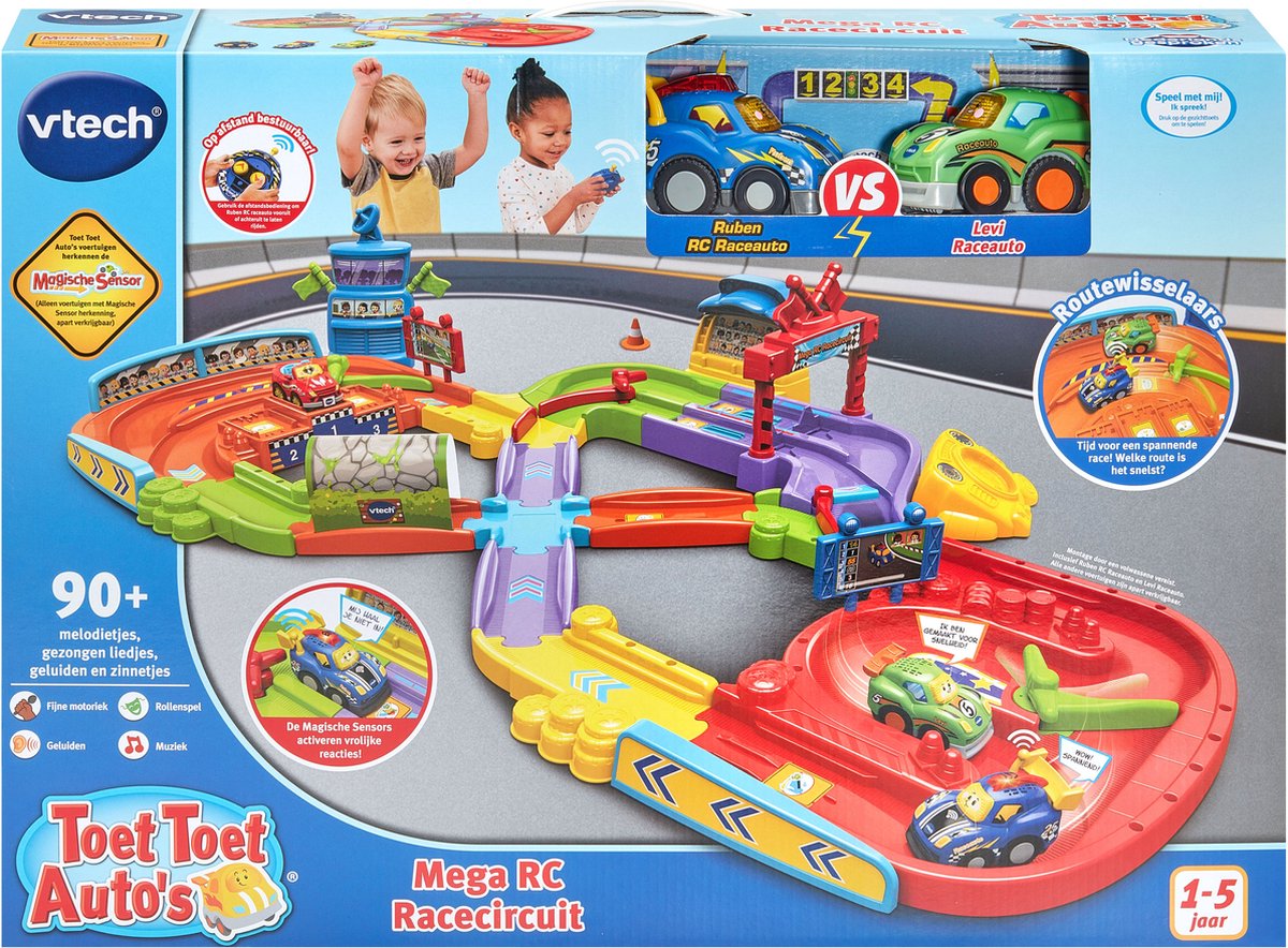 Rc Vtech Toot Toot Cars Mega-Rennstrecke