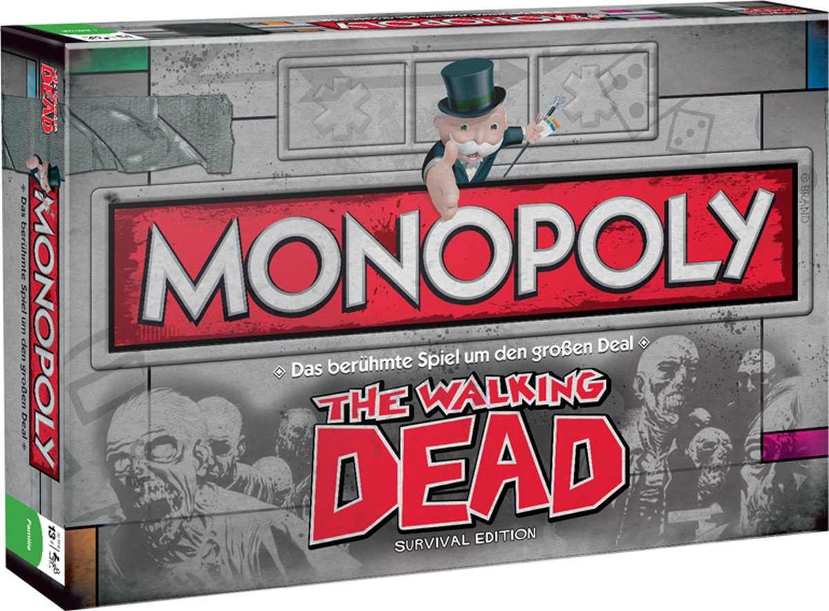 Winning Moves Monopoly – die Wirtschaftssimulation des Walking Dead-Brettspiels