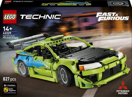 Lego Technic Fast and Furious Mitsubishi Eclipse Autobausatz für Kinder und Jugendliche 42229