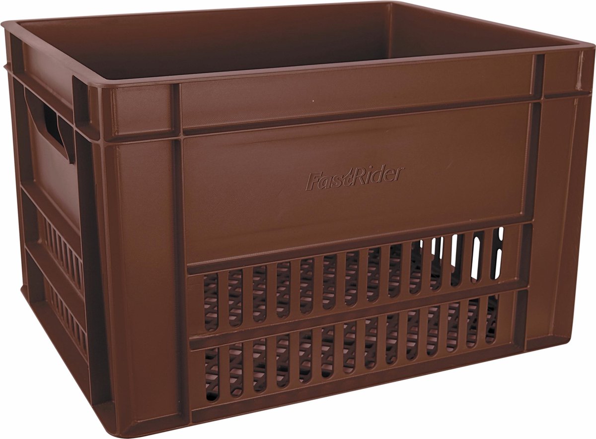 Fastrider fietskrat groot - bruin - 34l
