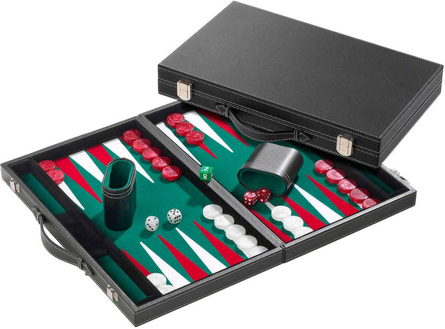 Philos Backgammon mittelgrün