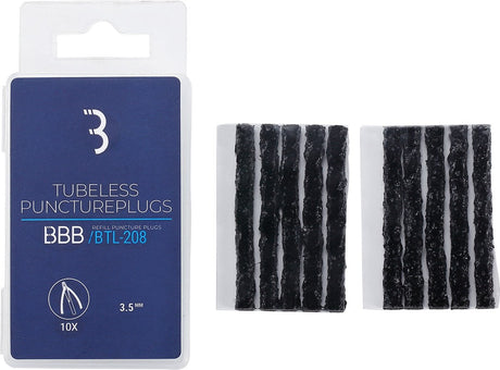 Bbb Fahrrad-Pannenstopfen – Tubeless-Stopfen – 10 Stück – 3,5 mm – Tubeless-Reparaturset Rennrad, MTB-Schotterrad – btl-208