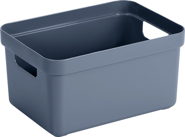Sunware - Sigma Home Aufbewahrungsbox 13l dunkelblau - 35 x 24,6 x 18,3 cm