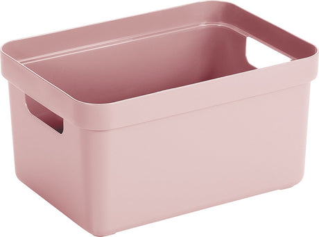 Sigma Home Aufbewahrungsbox 5l rosa 252x175x122mm | 3 Stück