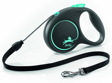 Flexi Retractable Line, schwarzes Designkabel, blau