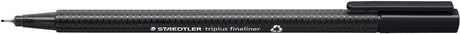 Staedtler Fineliner Triplus 334 0,3 mm schwarz | 10 Stück