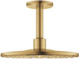 Grohe Rainshower Smartactive Kopfbrause 31cm mit Deckenarm mit 2 Strahlarten Cool Sunrise gebürstet