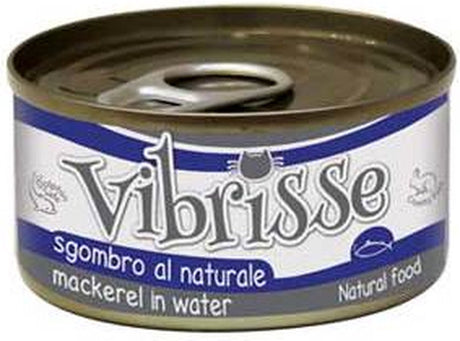Vibrisse Katzenmakrele - Feuchtigkeitsreiches Nassfutter - 24x70 gr, ohne künstliche Zusatzstoffe