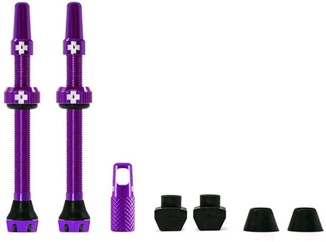 Muc-off v2 Tubeless-Ventilset 60 mm, violett