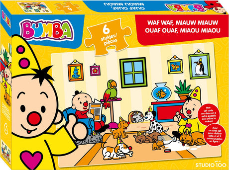 Bumba Puzzle 6 Teile Waf Waf, Meow Meow | 2 Stk