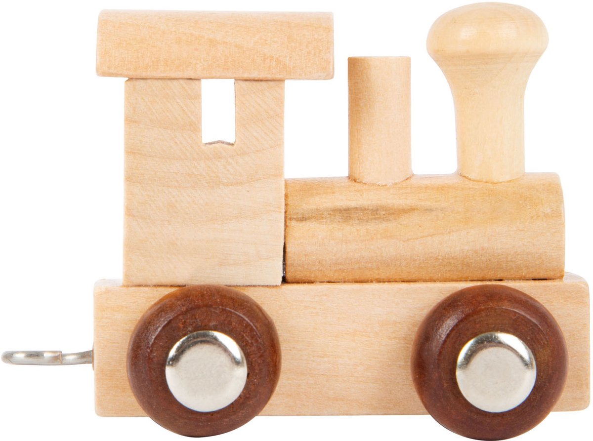 Small Foot - Buchstabenzug-Lokomotive aus Holz - 12-teilig