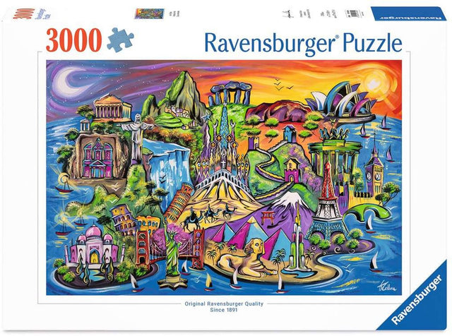 Ravensburger schatten van de wereld legpuzzel - 3000 stukjes