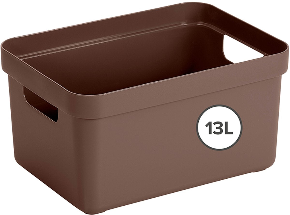 Sunware - Sigma Home Aufbewahrungsbox 13l braun