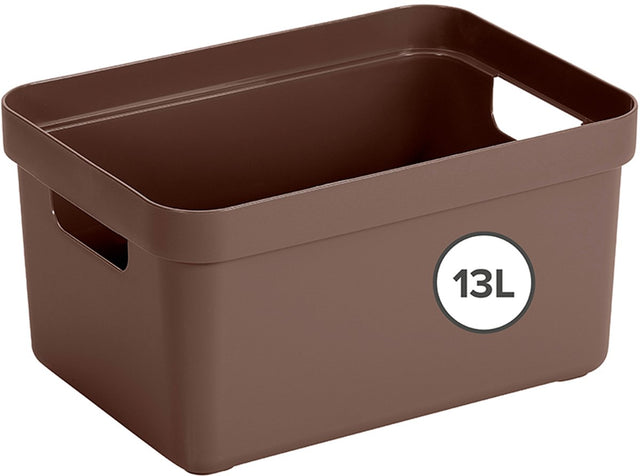 Sunware - Sigma Home Aufbewahrungsbox 13l braun