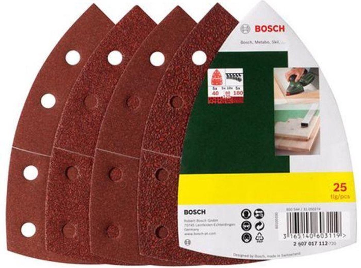 Bosch Schleifpapier - Multischleifer - 25-teiliges Set