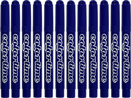 Creativ Company dunkelblaue Jumbo-Marker, 12 Stk.