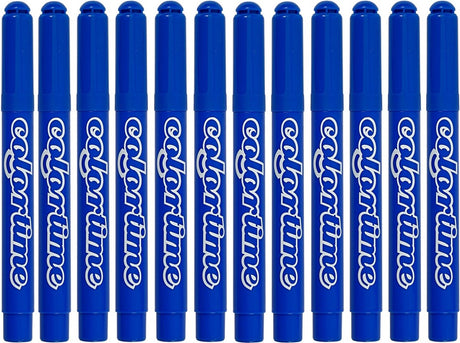 Colortime-Marker, Strichstärke 5 mm, Azurblau, 12 Stück, 1 Box
