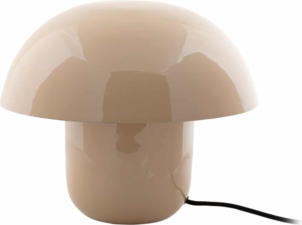 Leitmotiv tafellamp fat mushroom - bruin - 29x29x25cm - scandinavisch