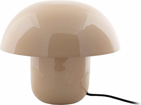 Leitmotiv tafellamp fat mushroom - bruin - 29x29x25cm - scandinavisch