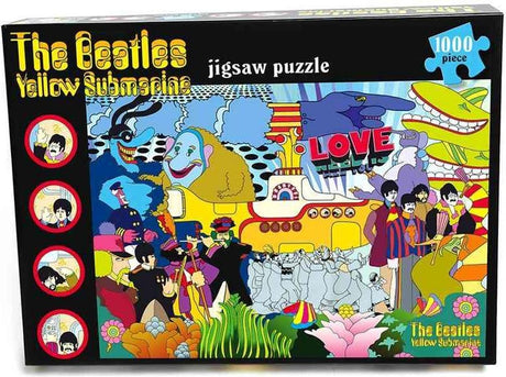 Kunststoffkopf The Beatles Puzzle Yellow Submarine 1000 Teile mehrfarbig