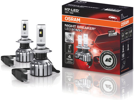 Osram H7 LED-Scheinwerfer 12V Set Night Breaker LED Gen2 ECE-Zulassung