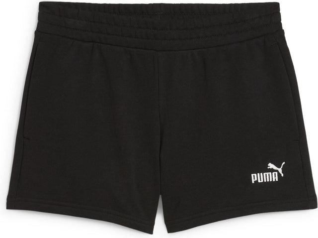 Puma ess klein Nr. 1 Logo 4'' Shorts Tr Damen-Sporthose – Schwarz