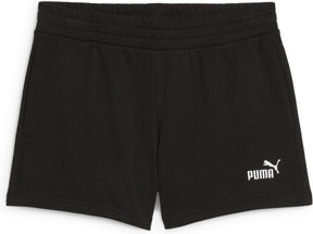 Puma ess klein Nr. 1 Logo 4'' Shorts Tr Damen-Sporthose – Schwarz