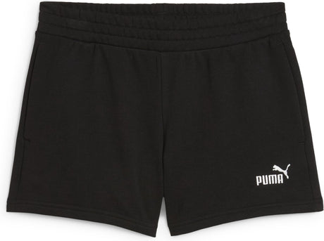 Puma ess klein Nr. 1 Logo 4'' Shorts Tr Damen-Sporthose – Schwarz
