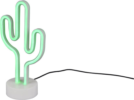 RL live your light Reality Kaktus - Tischleuchte - weiß - inkl. 1x SMD 1,5 W - USB-Anschluss - nicht dimmbar - für Batteriebetrieb geeignet