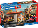 Playmobil city action brandweerquad met hamburgerkraam - 72195
