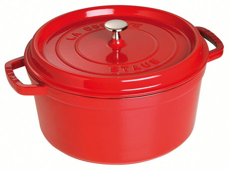 Staub braadpan - rond - 28 cm - kers