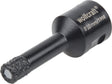 Wolfcraft – Diamantbohrer 10 mm für Winkelschleifer – Fliesenbohrer 10 mm – Diamant-Lochsäge – 5998000