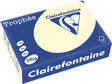 Clairefontaine trophée pastel, gekleurd papier, a4, 210 g, 250 vel, crème