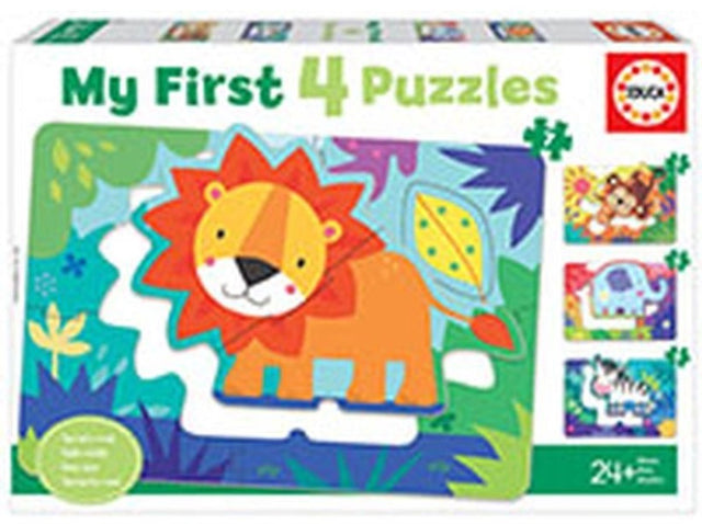 Educa - mijn eerste puzzel - jungle vrienden - 4 puzzels van 3-4-5 puzzels