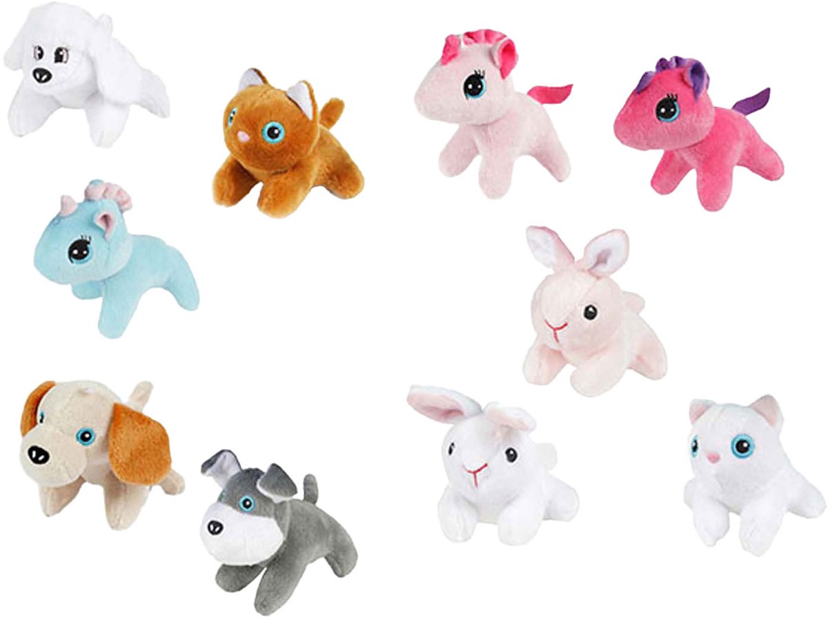 Toi-toys Kuscheltier Plüschtier in Tragetasche, 10cm