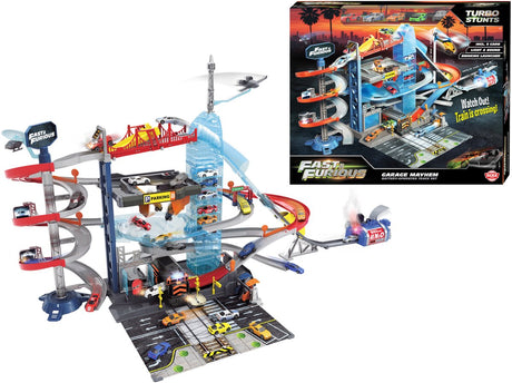 Dickie toys - speelgoedgarage - fast furious garage mayhem
