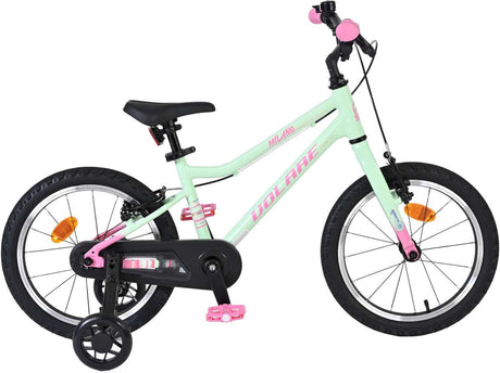Volare Milano Kinderfahrrad – Mädchen – 16 Zoll – Mintgrün – zwei Handbremsen