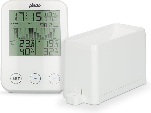 Alecto ws-1200 – professionelle Wetterstation mit kabellosem Außensensor – 3-in-1