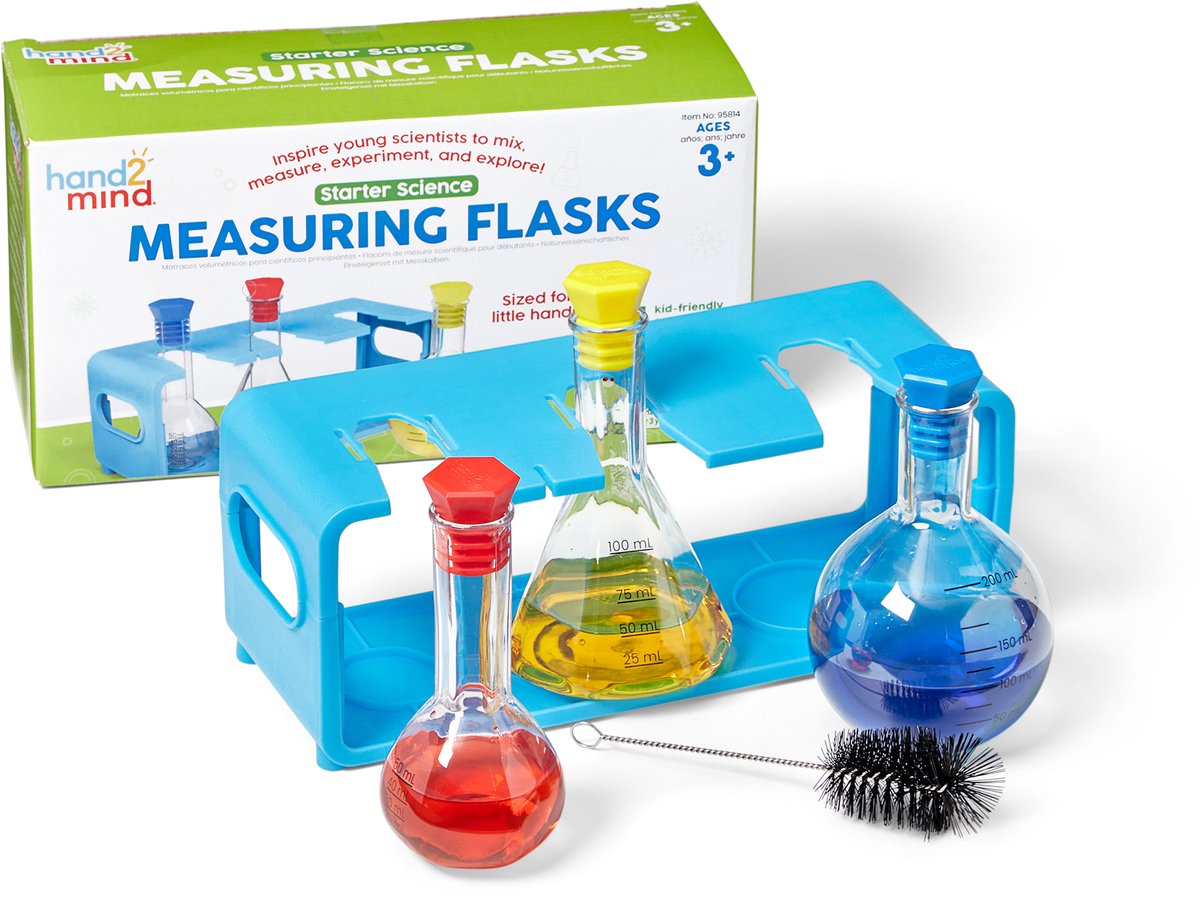 Lernressourcen Starter-Wissenschafts-Messkolben-Set – 3+