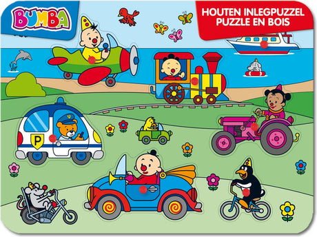 Bumba-Puzzle - Holzeinlegepuzzle - Fahrzeuge