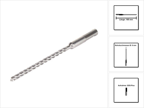 Makita b-57978 p4s: SDS-Plus-Bohrer 6x165mm