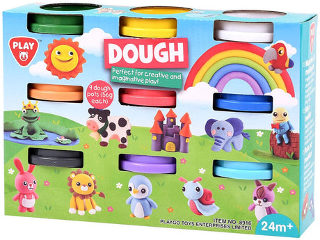 Playgo Tonset 9 Farben – 9x56 Gramm