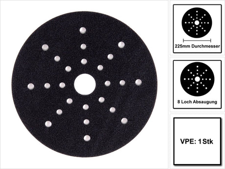 Mirka softauflage für leros wand- und deckenschleifer 1 stk. 225 mm ( miw9514611 )